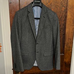 Banana Republic 38R tailored fit tweed blazer